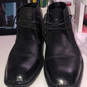 Kenneth Cole Reaction Black Chukka Boots
